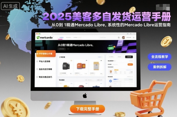 2025美客多自发货运营手册：从0到1精通Mercado Libre，系统性的Mercado Libre运营指南-3YVIP资源库