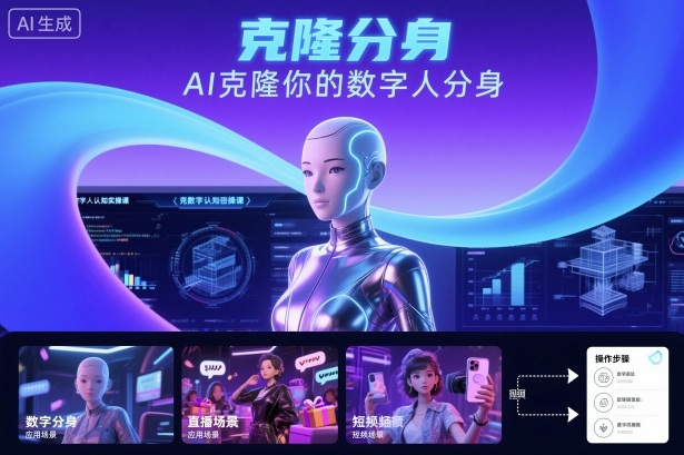 AI数字人认知实操课，克隆你的数字人分身-3YVIP资源库