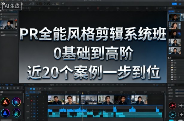 PR全能风格剪辑系统班，0基础到高阶，近20个案例一步到位-3YVIP资源库