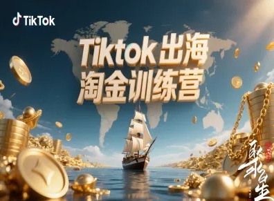 Tiktok出海淘金训练营，跨境电商TK实战变现-3YVIP资源库