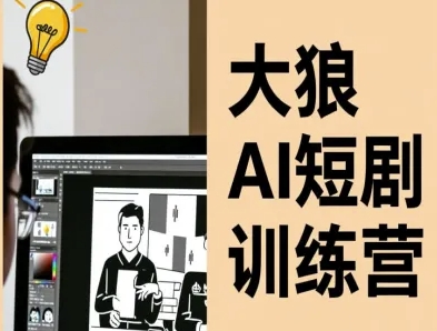大狼AI短剧训练营-短剧课程（更新中）-3YVIP资源库