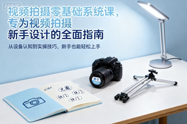 视频拍摄零基础系统课，专为视频拍摄新手设计的全面指南-3YVIP资源库
