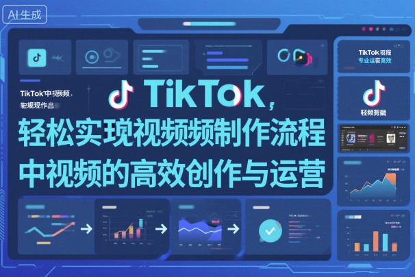 TikTok中视频制做流程，轻松实现Tk中视频的高效创作与运营-3YVIP资源库