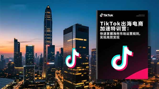 （16535期）TikTok出海电商加速特训营：快速掌握海外市场运营规则，实现高效变现-3YVIP资源库