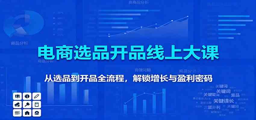 11月电商选品开品线上大课：从选品到开品全流程，解锁增长与盈利密码-3YVIP资源库
